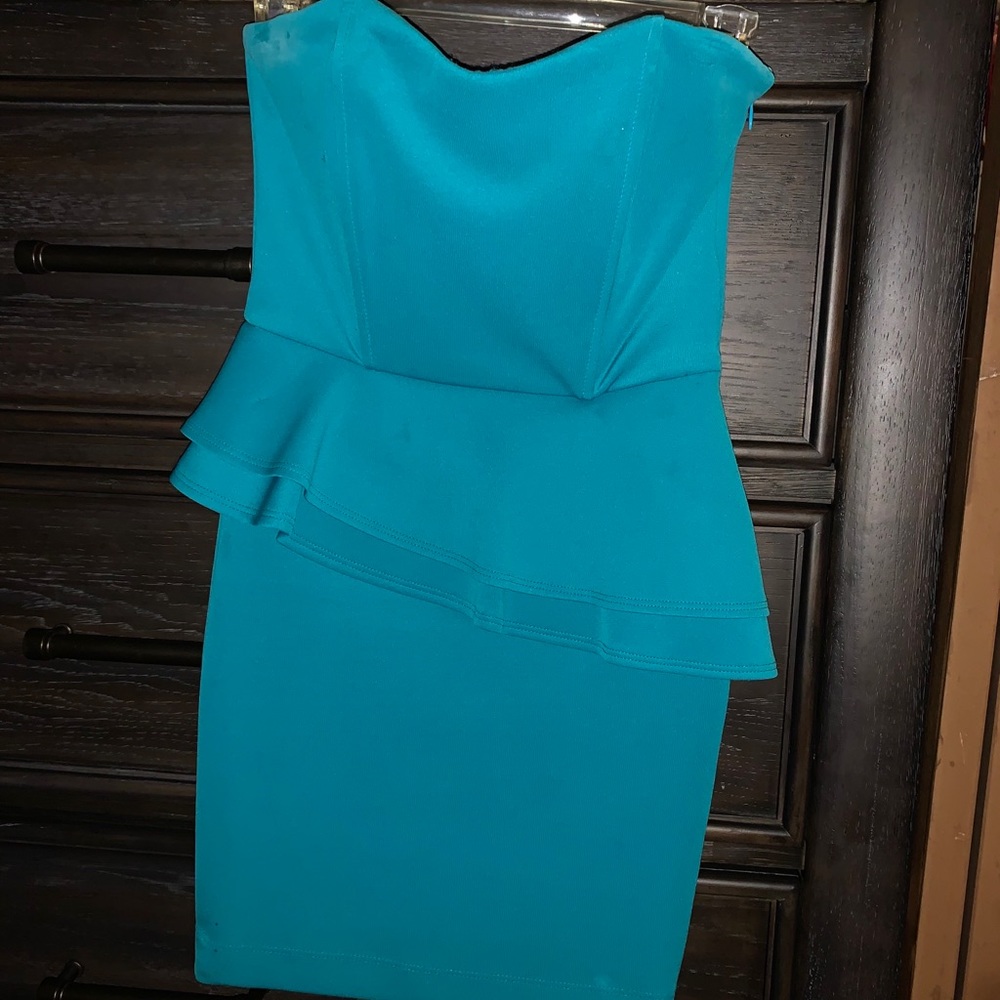 Blue dress